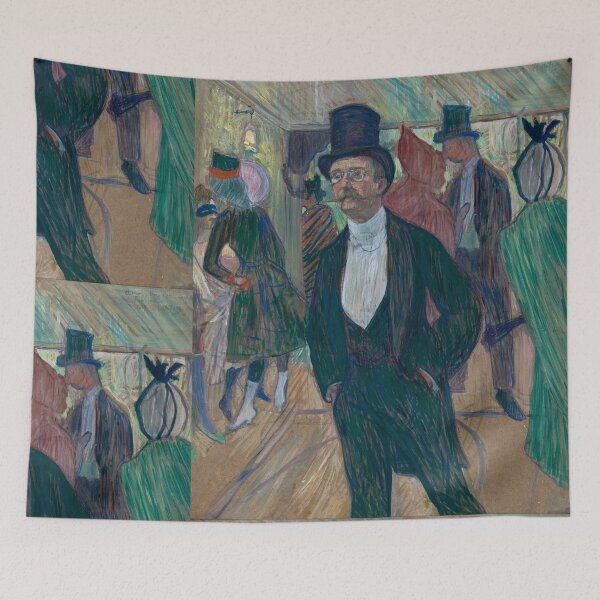 Item preview, Monsieur Fourcade by Henri de Toulouse-Lautrec: Belle Époque Paris Poster designed and sold by artofuniverse.