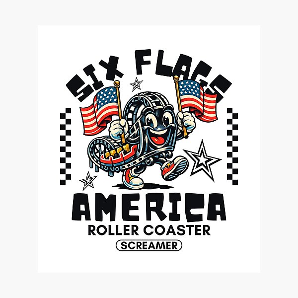 Item preview, Maryland : six flags America roller coaster screamer designed and sold by Peerless-Prime.