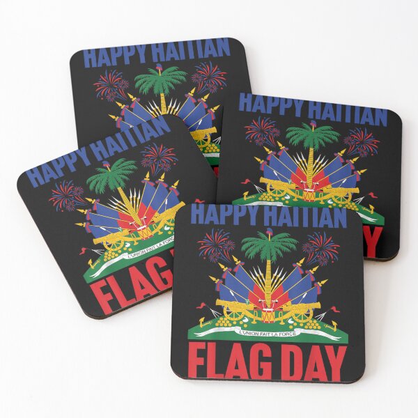 Item preview, Happy Haitian Flag Day Celebration With National Coat Of Arms Heritage designed and sold by MassonCalepon.