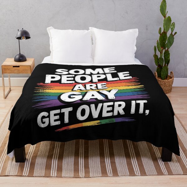 Item preview, Some People Are Gay Get Over It LGBT Pride Gift designed and sold by Say It With Ink.