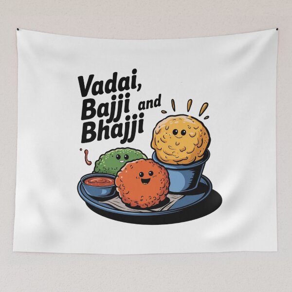 Item preview, Vadai Bajji Bhajji Cute South Indian Snack Lover designed and sold by Globalcitytees.