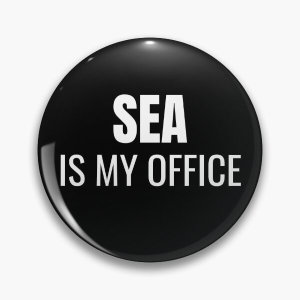 Item preview, Sea is my Office (White) designed and sold by ShipCrewNation.