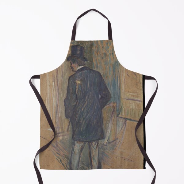 Item preview, Monsieur Luis Pascal Seen From Behind by Henri de Toulouse-Lautrec | Belle Époque Gentleman Portrait Art Print designed and sold by artofuniverse.