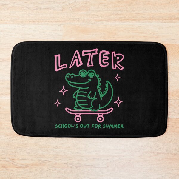 Item preview, Later Crocodile School Is Out For Summer Skateboard Vacation Mode Design designed and sold by MassonCalepon.