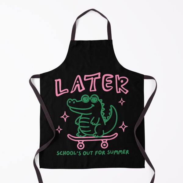 Item preview, Later Crocodile School Is Out For Summer Skateboard Vacation Mode Design designed and sold by MassonCalepon.