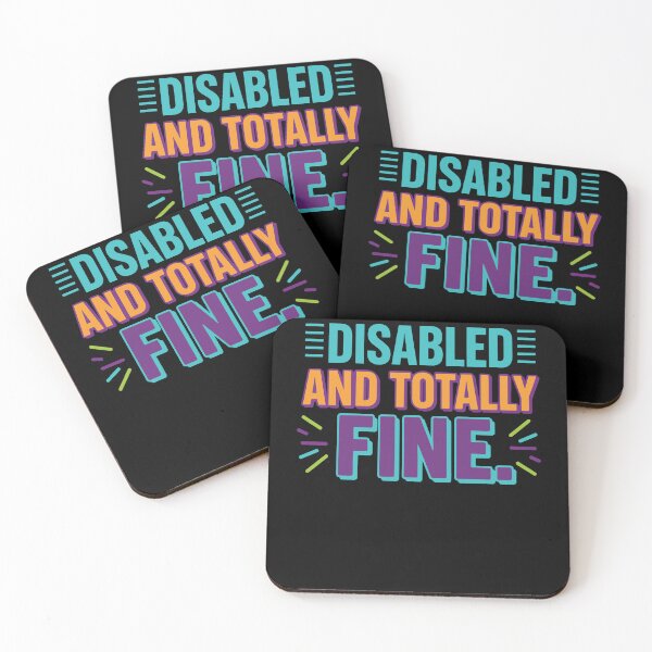 Item preview, Disability Awareness Disabled And Totally Fine designed and sold by LuminOrb.