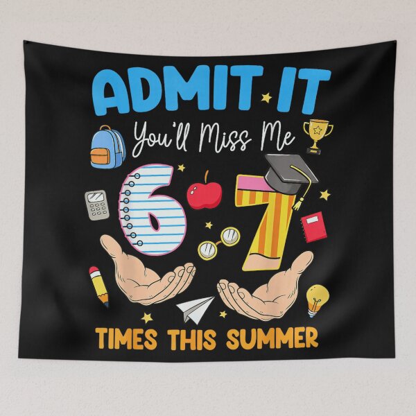 Item preview, Admit It You Will Miss Me Six To Seven Times This Summer designed and sold by MassonCalepon.
