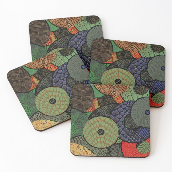 Item preview, multi-colour snake skin designed and sold by blackdog-art.
