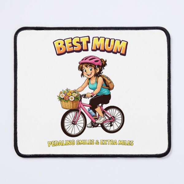Item preview, Mum,Mom Best Mum bike rider cycling on her mountain bike  designed and sold by JamesDunican.