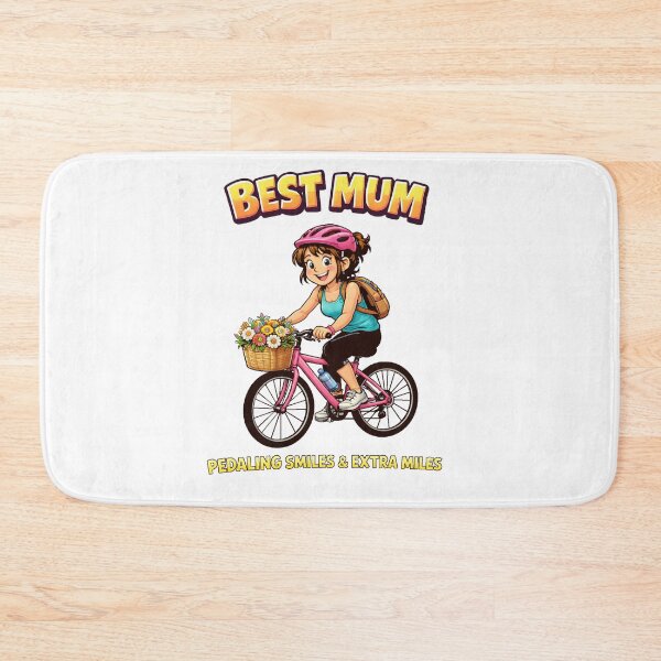 Item preview, Mum,Mom Best Mum bike rider cycling on her mountain bike  designed and sold by JamesDunican.
