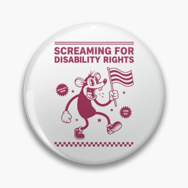 Item preview, Disability awareness Screaming For Disability designed and sold by LuminOrb.