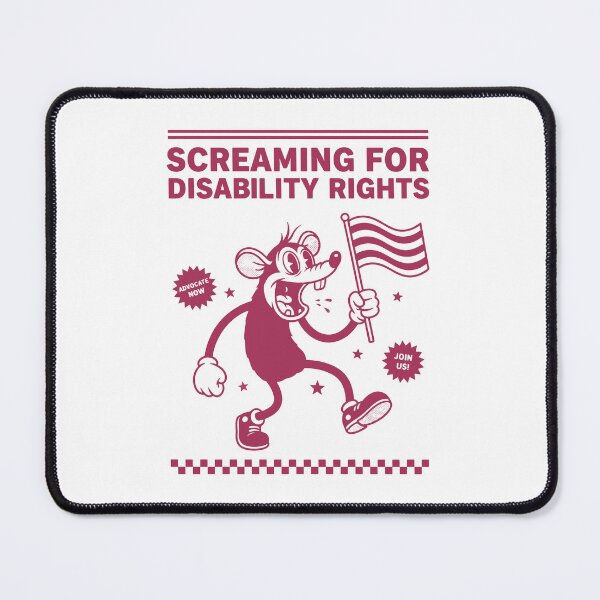 Item preview, Disability awareness Screaming For Disability designed and sold by LuminOrb.