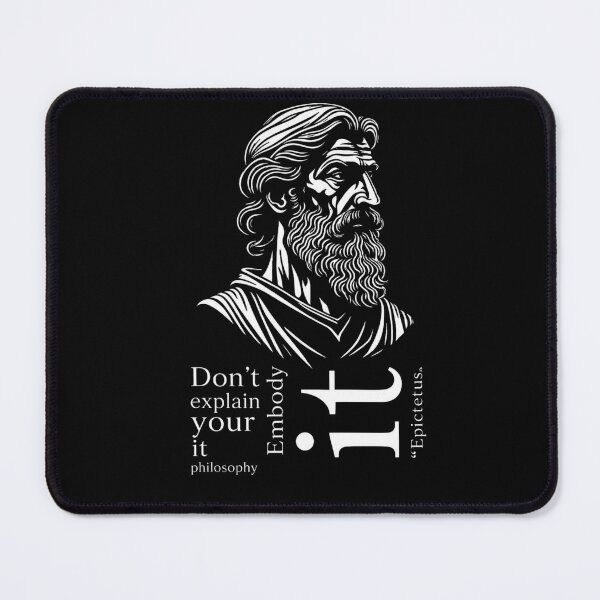Item preview, Stoic Philosophy Back Print Oversized Tee — Epictetus Quote Streetwear Shirt designed and sold by Raven Studios.