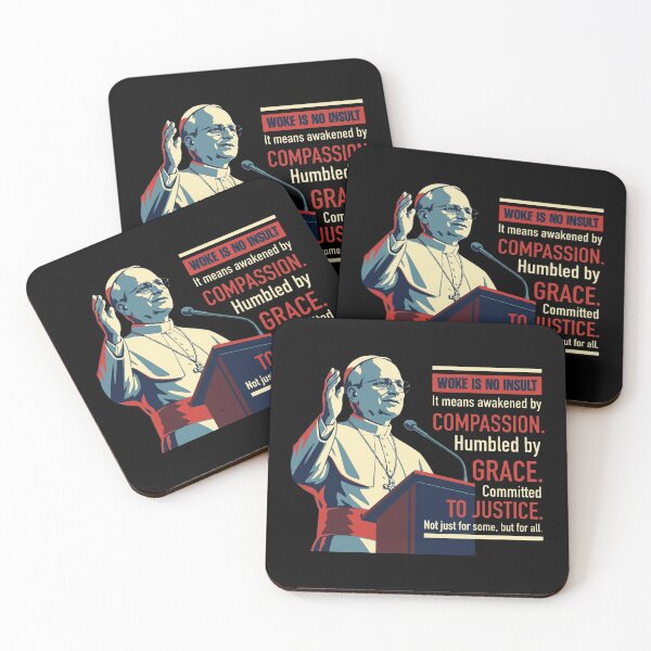 Item preview, Pope Leo XIV Woke Is No Insult  Awakened By Compassion Graphic designed and sold by FreddieMorgans.