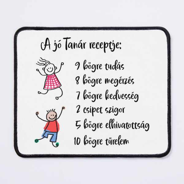 Item preview, A jó Tanár receptje - The Recipe of a Great Teacher – Hungarian Teacher Appreciation Design designed and sold by EmeraldeaDesign.