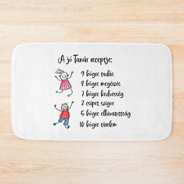 Item preview, A jó Tanár receptje - The Recipe of a Great Teacher – Hungarian Teacher Appreciation Design designed and sold by EmeraldeaDesign.