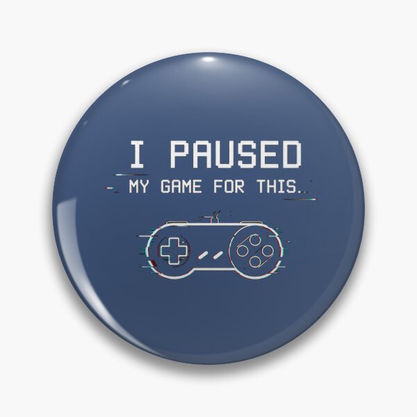 Item preview, I Paused My Game For This - Funny Gamer Minimalist T-Shirt designed and sold by JustResultsCo.