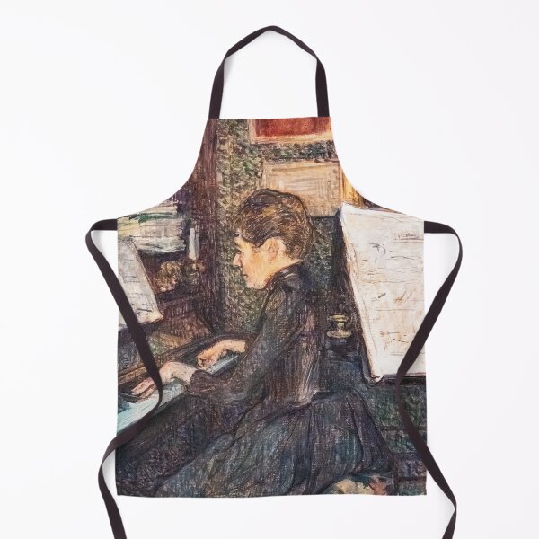 Item preview, Mademoiselle Dihau at the Piano by Henri de Toulouse-Lautrec | Belle Époque Music Room Poster designed and sold by artofuniverse.