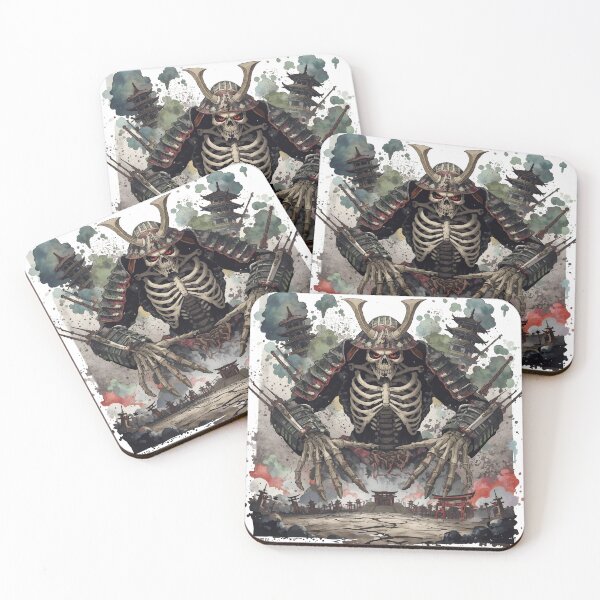 Item preview, Gashadokuro Shogun: Giant Undead Skeleton Samurai Art designed and sold by OnikaD art.