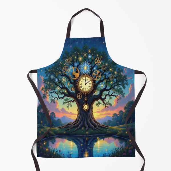 Item preview, Celestial Clockwork Tree – A magical tree whose branches weave time and light together in an eternal dance. designed and sold by FotoworldEdel.