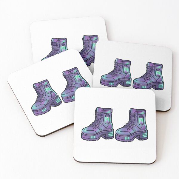 Item preview, Futuristic Cyberpunk Neon Platform Combat Boots designed and sold by Anne97s.