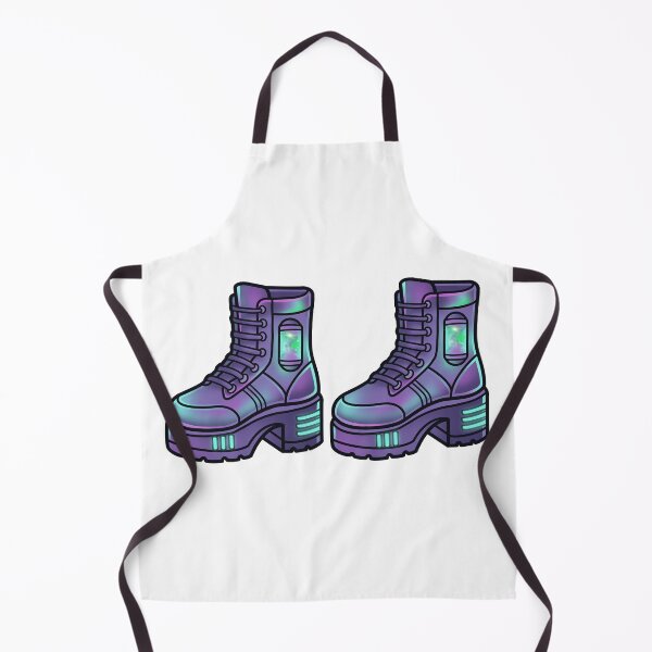 Item preview, Futuristic Cyberpunk Neon Platform Combat Boots designed and sold by Anne97s.