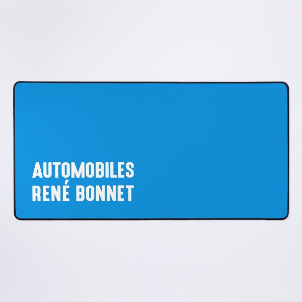 Item preview, Automobiles René Bonnet - white print designed and sold by retropetrol.