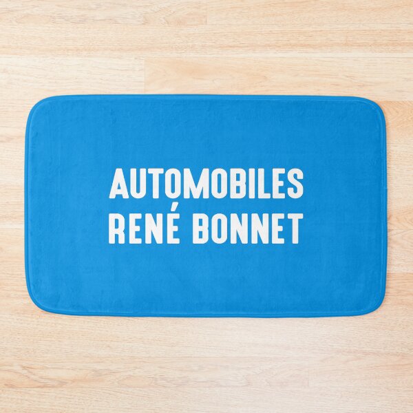 Item preview, Automobiles René Bonnet - white print designed and sold by retropetrol.