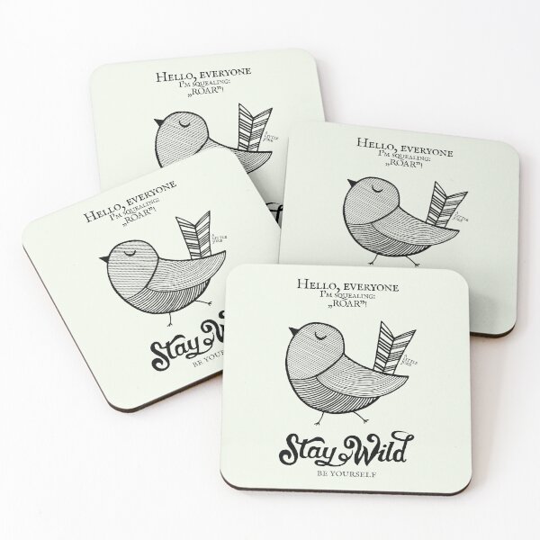 Item preview, Happy bird, hand draw designed and sold by onshymoon.