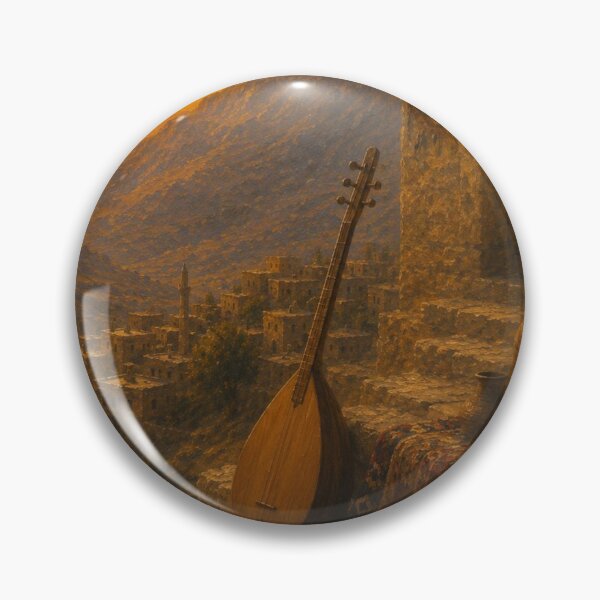 Item preview, Traditional Saz Instrument Poster designed and sold by Avakurd.
