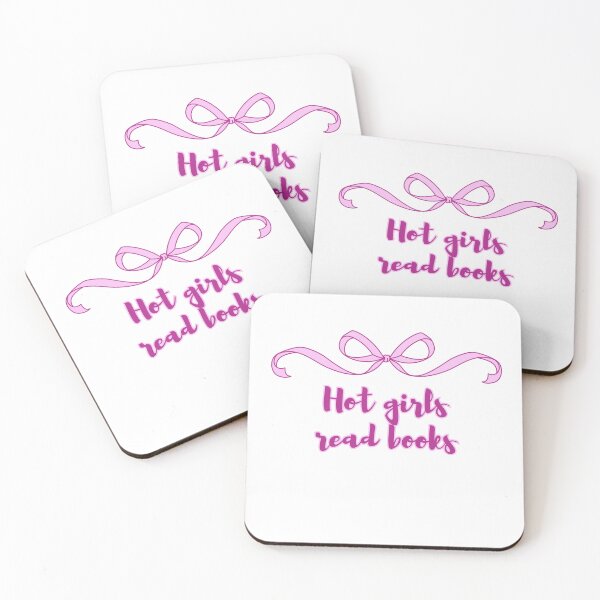 Item preview, Hot girls read books designed and sold by Bookish Blossom.