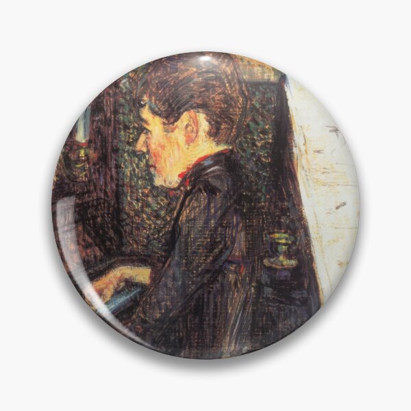 Item preview, Mademoiselle Dihau at the Piano by Henri de Toulouse-Lautrec | Vintage Piano Wall Art Print designed and sold by artofuniverse.