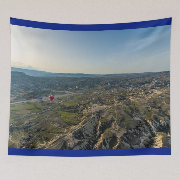 Item preview, Countryside of Cappadocia Dotted with Hot Air Balloons designed and sold by SafariByMarisa.