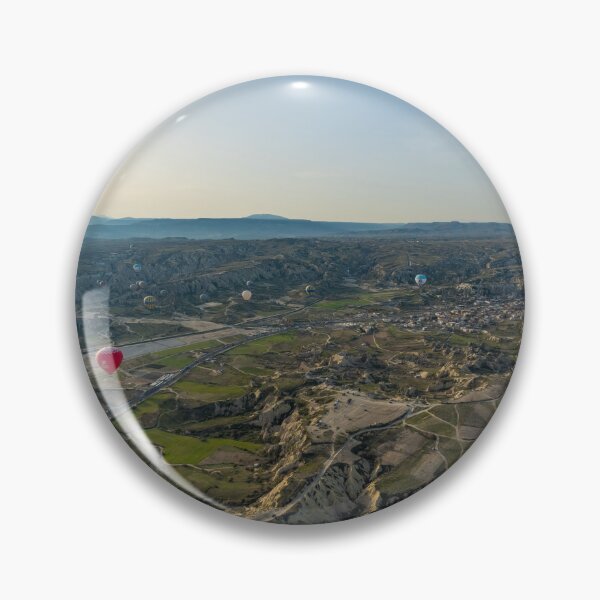 Item preview, Countryside of Cappadocia Dotted with Hot Air Balloons designed and sold by SafariByMarisa.