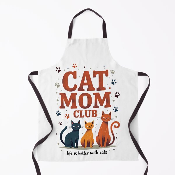 Artikelvorschau, Cat Mom Club Bunt Retro Leben besser mit Katzen entworfen und verkauft von Amp6599.