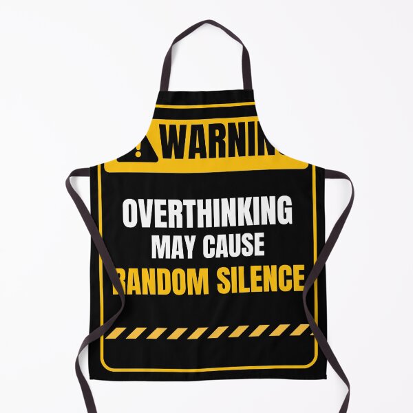 Item preview, Warning Overthinking May Cause Random Silence Funny Introvert Design designed and sold by Uvclick.
