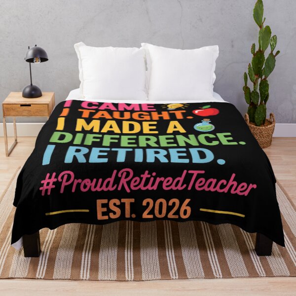Item preview, I Came I Taught I Made A Difference Retired Teacher 2026 designed and sold by ObukiLantara.