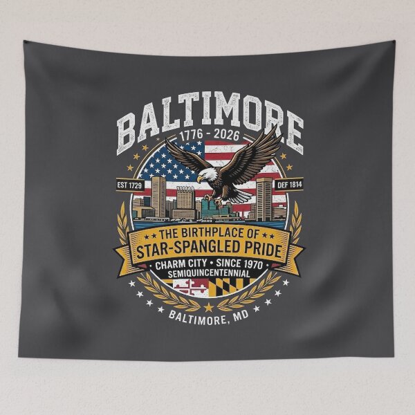 Item preview, Baltimore Maryland USA 250th Anniversary Pride designed and sold by rygenr8.