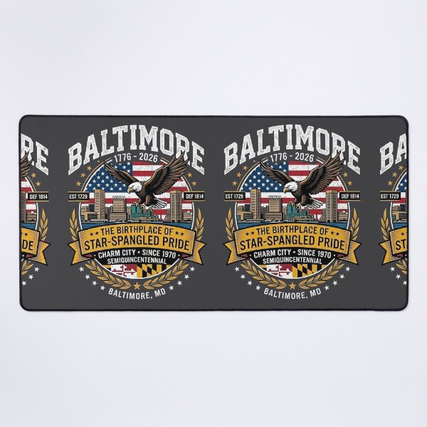 Item preview, Baltimore Maryland USA 250th Anniversary Pride designed and sold by rygenr8.