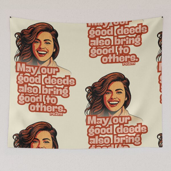 Item preview, Good Deeds: Pop Art Woman - Kindess & Altruism Quote designed and sold by re2m.