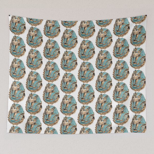 Item preview, Tutankhamun Art - Ancient Egyptian King Tut Mask designed and sold by GulfSignature.
