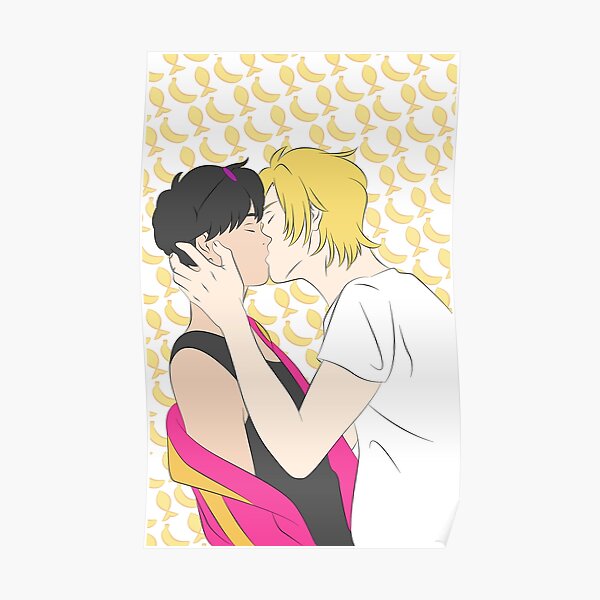 Anime Gay Kiss Posters Redbubble