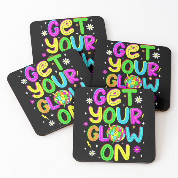 Item preview, Get Your Glow On Retro Disco Ball Flower Power Party Vibes designed and sold by ObukiLantara.