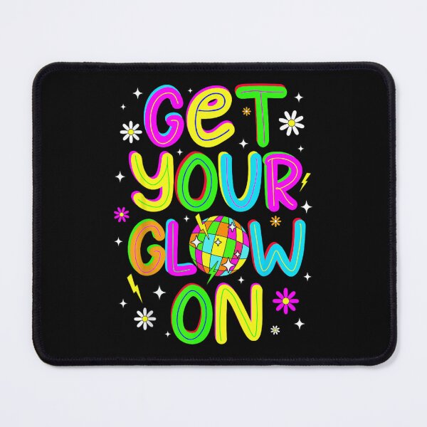 Item preview, Get Your Glow On Retro Disco Ball Flower Power Party Vibes designed and sold by ObukiLantara.