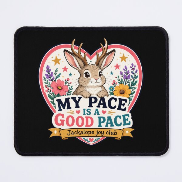 Item preview, My Pace Is A Good Pace Jackalope Joy Club Design designed and sold by HappyStimsCo.