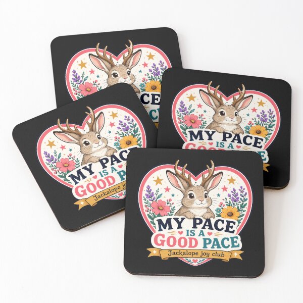 Item preview, My Pace Is A Good Pace Jackalope Joy Club Design designed and sold by HappyStimsCo.