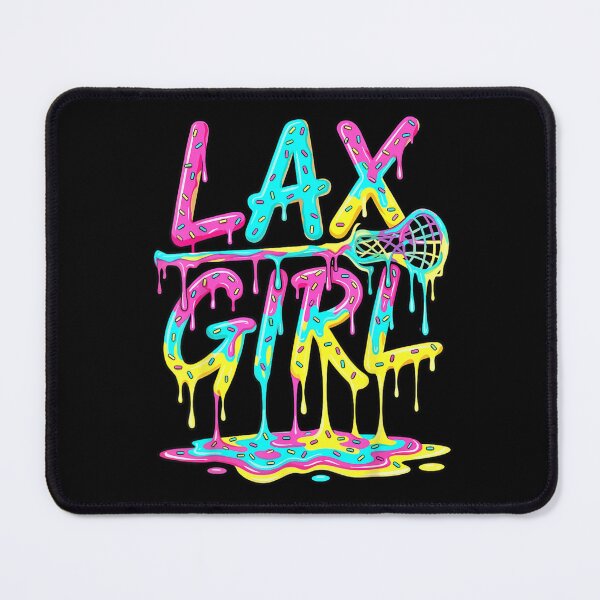 Item preview, Lax Girl Lacrosse Drip Melting Candy Colorful Sports Girl Power Art designed and sold by ObukiLantara.