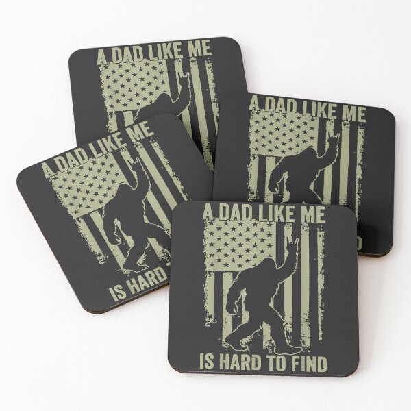 Item preview, Funny Sasquatch A Dad Like Me is Hard to Find Flag Bigfoot designed and sold by CriseldaBruning.