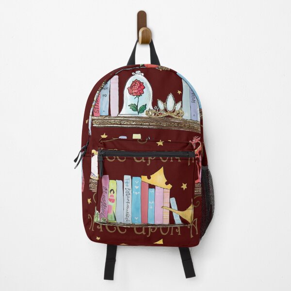 Item preview, Bookshelf Princess Watercolor Once Upon A Time designed and sold by ReanalEmoly.