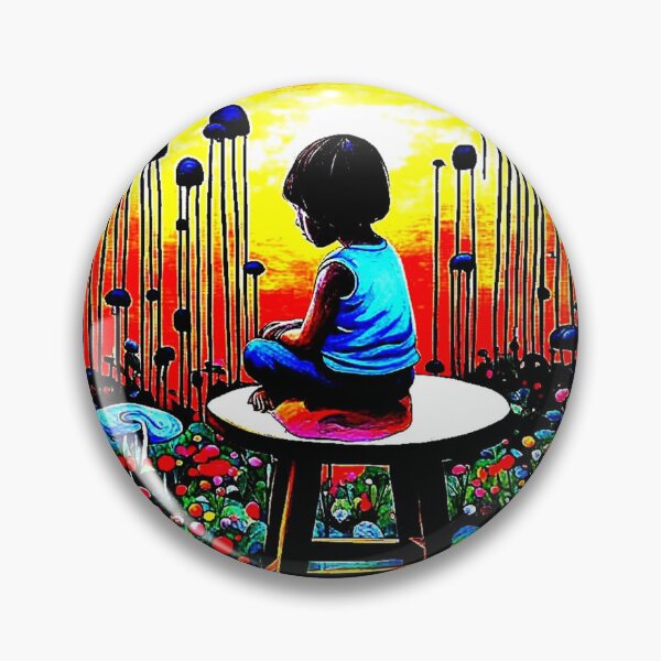 Item preview, The Meditative Child designed and sold by George Hutton Hunter.